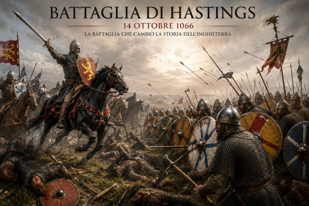 La Battaglia di Hastings (1066) che cambiò la storia di Inghilterra battaglia di hastings