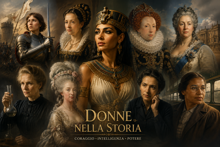 Donne della storia: regine, rivoluzionarie e protagoniste del passato donne della storia