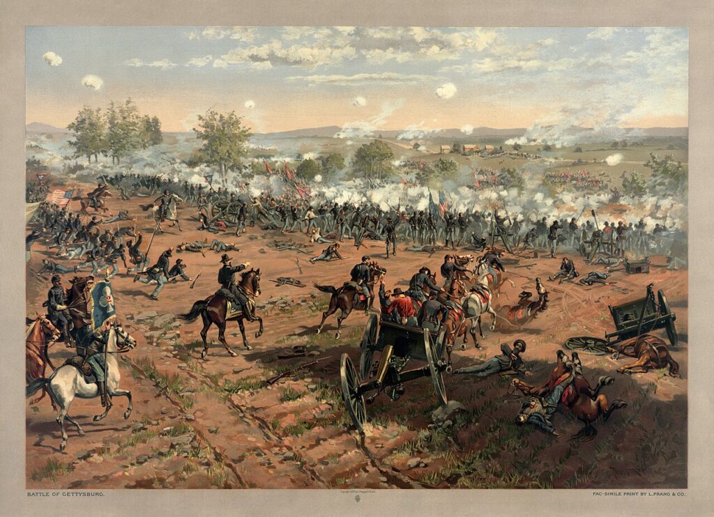 La Battaglia di Gettysburg: i tre giorni che cambiarono la Guerra Civile Americana battaglia gettysburg